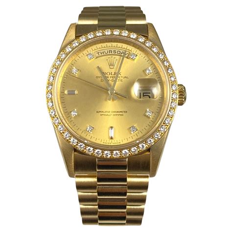 rolex 11838|rolex presidential 36mm diamond bezel.